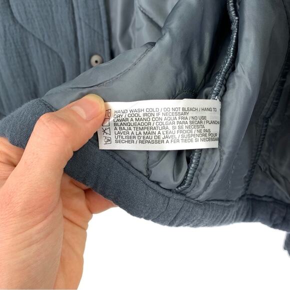 UNIONBAY Tyra Quilted Shirt Jacket Dusty Blue XL - Picture 8 of 11